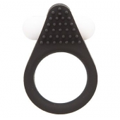 Чёрное эрекционное кольцо LIT-UP SILICONE STIMU RING 1 BLACK - Dream Toys - в Новочебоксарске купить с доставкой