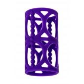 Фиолетовая насадка-сетка на член - A-toys - в Новочебоксарске купить с доставкой