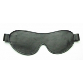 Маска на глаза из гладкой кожи - БДСМ Арсенал - купить с доставкой в Новочебоксарске