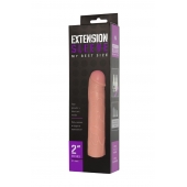 Насадка-удлинитель Extension sleeve телесного цвета - 18,5 см. - Sitabella - в Новочебоксарске купить с доставкой