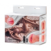 Двусторонний мастурбатор с вибропулей Satisfaction Babylicious - Lola Games - в Новочебоксарске купить с доставкой