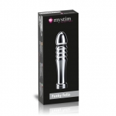 Ребристый фаллоимитатор для электростимуляции Funky Fella Rill Dildo - 13 см. - MyStim - купить с доставкой в Новочебоксарске