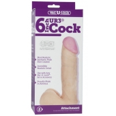 Ультра реалистичная насадка Vac-U-Lock  6  ULTRASKYN Cock - 17,3 см. - Doc Johnson - купить с доставкой в Новочебоксарске