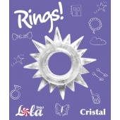 Прозрачное эрекционное кольцо Rings Cristal - Lola Games - в Новочебоксарске купить с доставкой