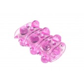 Розовая насадка на пенис Rings Armour - Lola Games - в Новочебоксарске купить с доставкой