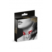 Красный чокер с замком в форме сердца - Bijoux Pour Toi - купить с доставкой в Новочебоксарске