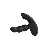 Черный силиконовый стимулятор простаты Levett Nitoc с пультом ДУ - Levett - в Новочебоксарске купить с доставкой