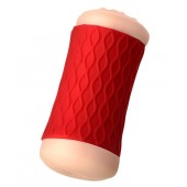 Двухсторонний мастурбатор JOS  NADIN в красном цилиндре - JOS - в Новочебоксарске купить с доставкой