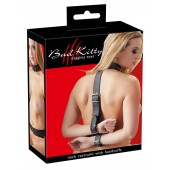 Фиксация на шею и запястья Bad Kitty Neck and Hand Restraints - Orion - купить с доставкой в Новочебоксарске