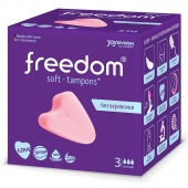 Женские гигиенические тампоны без веревочки FREEDOM normal - 3 шт. - Freedom - купить с доставкой в Новочебоксарске