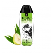 Интимный гель TOKO Pear   Exotic Green Tea с ароматом груши и зеленого чая - 165 мл. - Shunga - купить с доставкой в Новочебоксарске