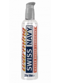Разогревающий лубрикант на водной основе Swiss Navy Warming Lube - 59 мл. - Swiss navy - купить с доставкой в Новочебоксарске