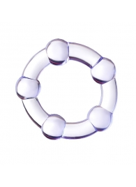 Фиолетовое эрекционное кольцо A-Toys - A-toys - в Новочебоксарске купить с доставкой