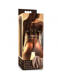 Коричневый мастубратор-вагина Nicole s Kitty - Blush Novelties - в Новочебоксарске купить с доставкой