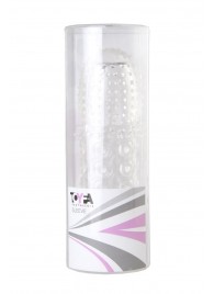 Прозрачная закрытая гелевая насадка - 13,5 см. - Toyfa Basic - в Новочебоксарске купить с доставкой