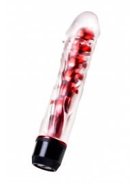 Классический вибратор TOYFA Trio Vibe красного цвета - 18 см. - Toyfa Basic