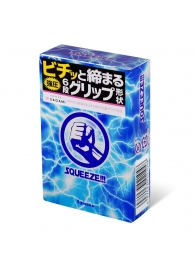 Презервативы Sagami Squeeze волнистой формы - 5 шт. - Sagami - купить с доставкой в Новочебоксарске