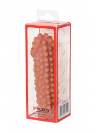 Телесная насадка на фаллос с бугорками KOKOS Extreme Sleeve 10 - 15,8 см. - KOKOS - в Новочебоксарске купить с доставкой