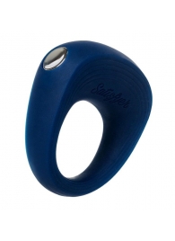 Синее эрекционное кольцо на пенис Satisfyer Ring 2 - Satisfyer - в Новочебоксарске купить с доставкой
