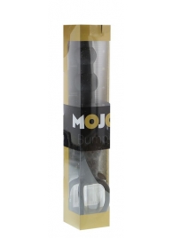 Черная ёлочка-насадка для двойного проникновения Mojo Bumpy - 15 см. - Seven Creations - в Новочебоксарске купить с доставкой