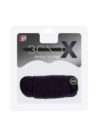 Черная веревка для связывания BONDX LOVE ROPE - 10 м. - Dream Toys - купить с доставкой в Новочебоксарске