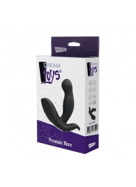 Черный вибромассажер простаты PROSTATE HERO - Dream Toys - в Новочебоксарске купить с доставкой