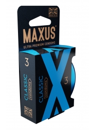 Классические презервативы в железном кейсе MAXUS Classic - 3 шт. - Maxus - купить с доставкой в Новочебоксарске