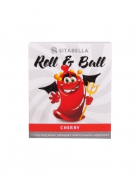 Стимулирующий презерватив-насадка Roll   Ball Cherry - Sitabella - купить с доставкой в Новочебоксарске