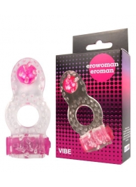Прозрачное эрекционное кольцо Erowoman-Eroman - Erowoman-Eroman - в Новочебоксарске купить с доставкой