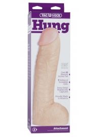 Огромная насадка-реалистик Vac-U-Lock Realistic Hung - 31,7 см. - Doc Johnson - купить с доставкой в Новочебоксарске