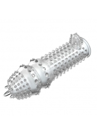 Закрытая прозрачная насадка Crystal sleeve - 14,2 см. - Erowoman-Eroman - в Новочебоксарске купить с доставкой