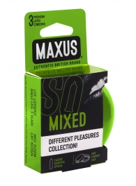 Презервативы в железном кейсе MAXUS Mixed - 3 шт. - Maxus - купить с доставкой в Новочебоксарске