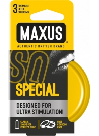 Презервативы с точками и рёбрами в железном кейсе MAXUS Special - 3 шт. - Maxus - купить с доставкой в Новочебоксарске