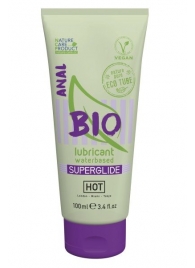 Интимный увлажняющий анальный гель BIO SuperGlide - 100 мл. - HOT - купить с доставкой в Новочебоксарске