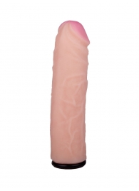 Черный пояс-трусики с насадкой  Гламур Dana  - 15,5 см. - LOVETOY (А-Полимер) - купить с доставкой в Новочебоксарске