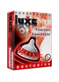 Презерватив LUXE  Exclusive   Красный Камикадзе  - 1 шт. - Luxe - купить с доставкой в Новочебоксарске
