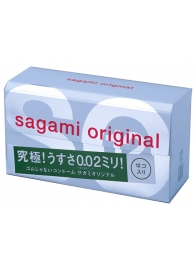 Ультратонкие презервативы Sagami Original - 12 шт. - Sagami - купить с доставкой в Новочебоксарске