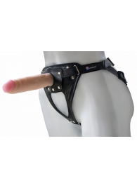 Универсальный мягкий пояс с насадкой Hard brutal BDSM-КОНСУЛ - 17 см. - LOVETOY (А-Полимер) - купить с доставкой в Новочебоксарске