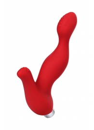 Красный силиконовый вибростимулятор простаты Proman - 12,5 см. - ToyFa - в Новочебоксарске купить с доставкой