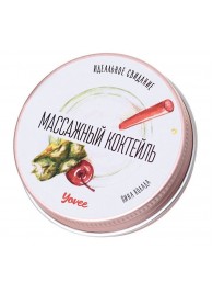 Массажная свеча «Массажный коктейль» с ароматом пина колады - 30 мл. - ToyFa - купить с доставкой в Новочебоксарске