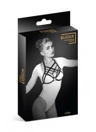 Черная упряжь на грудь Clara - Bijoux Pour Toi - купить с доставкой в Новочебоксарске