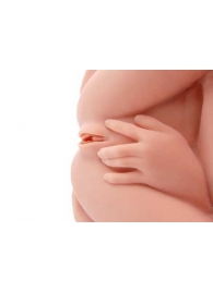 Реалистичный торс-девушка Hera 3 с тремя тугими отверстиями, вибрацией, ротацией и голосом - KOKOS - в Новочебоксарске купить с доставкой