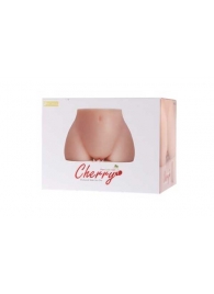 Мастурбатор-полуторс Cherry с вибрацией и двумя любовными тоннелями - KOKOS - в Новочебоксарске купить с доставкой