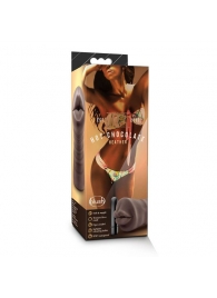 Коричневый мастурбатор-ротик Heather - Blush Novelties - в Новочебоксарске купить с доставкой