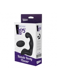 Черный вибромассажер простаты REMOTE BOOTY PLEASER - Dream Toys - в Новочебоксарске купить с доставкой
