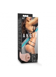 Телесный мастурбатор-ротик Angie - Blush Novelties - в Новочебоксарске купить с доставкой