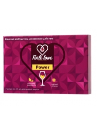 Женский возбудитель мгновенного действия Forte Love Power - 7 ампул (2,5 мл.) - Капиталпродукт - купить с доставкой в Новочебоксарске