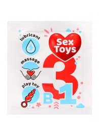 Гель-лубрикант на водной основе Sex Toys - 4 гр. - Биоритм - купить с доставкой в Новочебоксарске