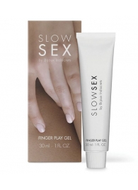 Гель для мастурбации с ароматом кокоса Slow Sex Finger Play Gel - 30 мл. - Bijoux Indiscrets - купить с доставкой в Новочебоксарске