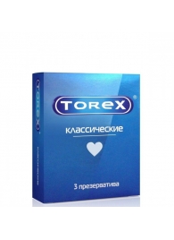 Гладкие презервативы Torex  Классические  - 3 шт. - Torex - купить с доставкой в Новочебоксарске